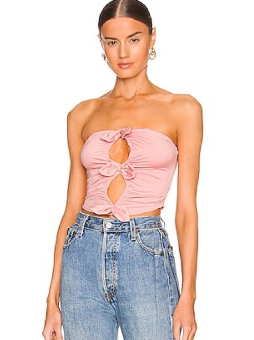 More To Come Bianca strapless tube top